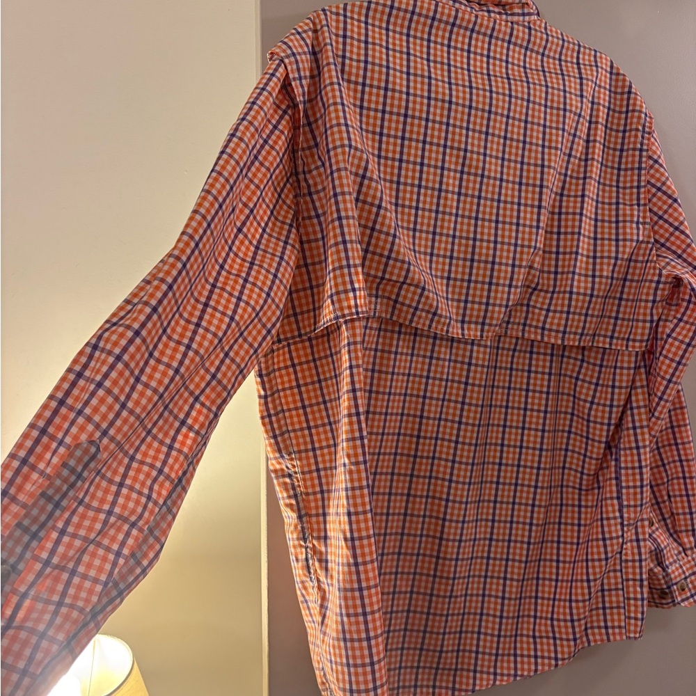 Clemson button down drake shirt